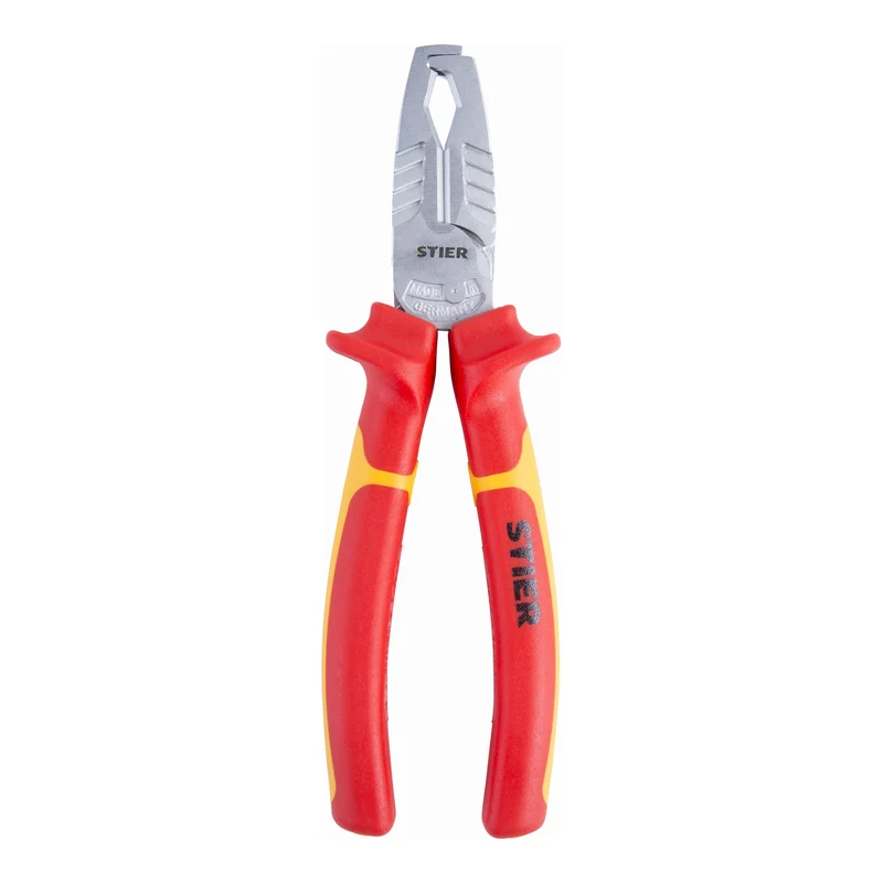 STIER Abisolierzange mit Seitenschneider Multi+ 180mm VDE-geprüft