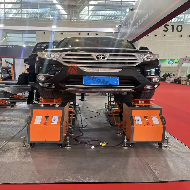 Auto-Chassis-Straßensimulator, Kopfdrehung der Haupteinheit
