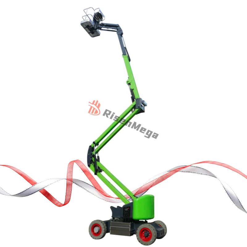 Hochwertige elektrische Gelenkteleskoparbeitsbühne mit Curl-Arm 18 20M