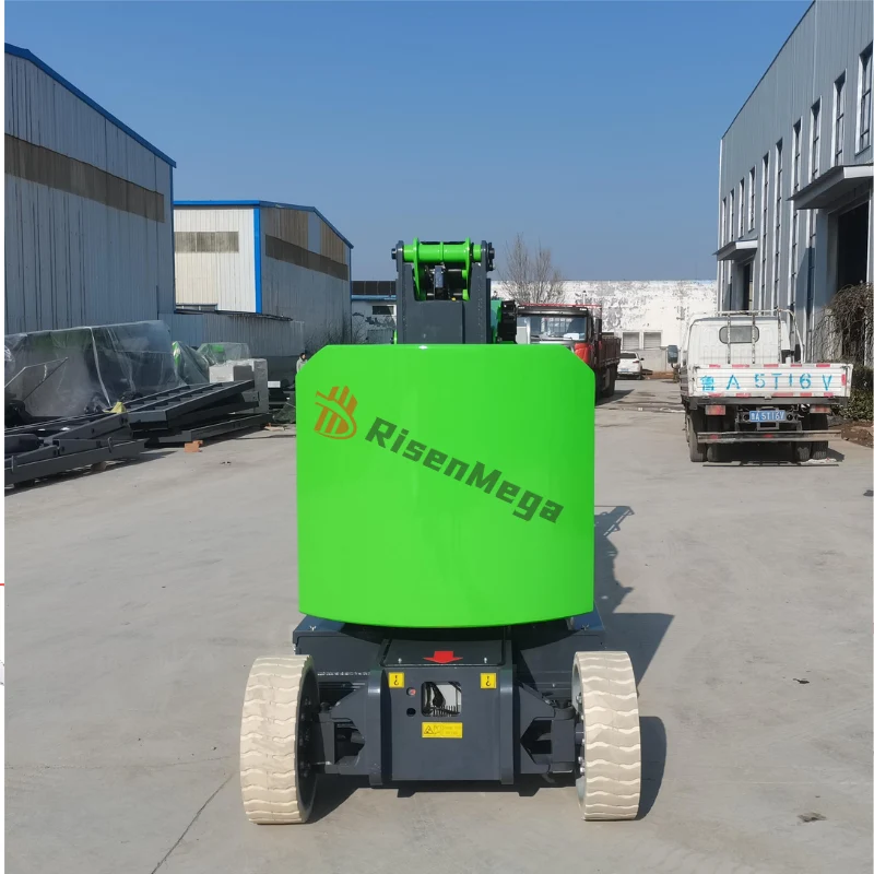 Hochwertige elektrische Gelenkteleskoparbeitsbühne mit Curl-Arm, 12 m