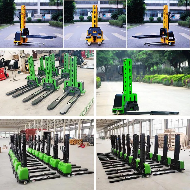 Vollelektrischer Mitgänger-Palettenstapler 700-1500 kg