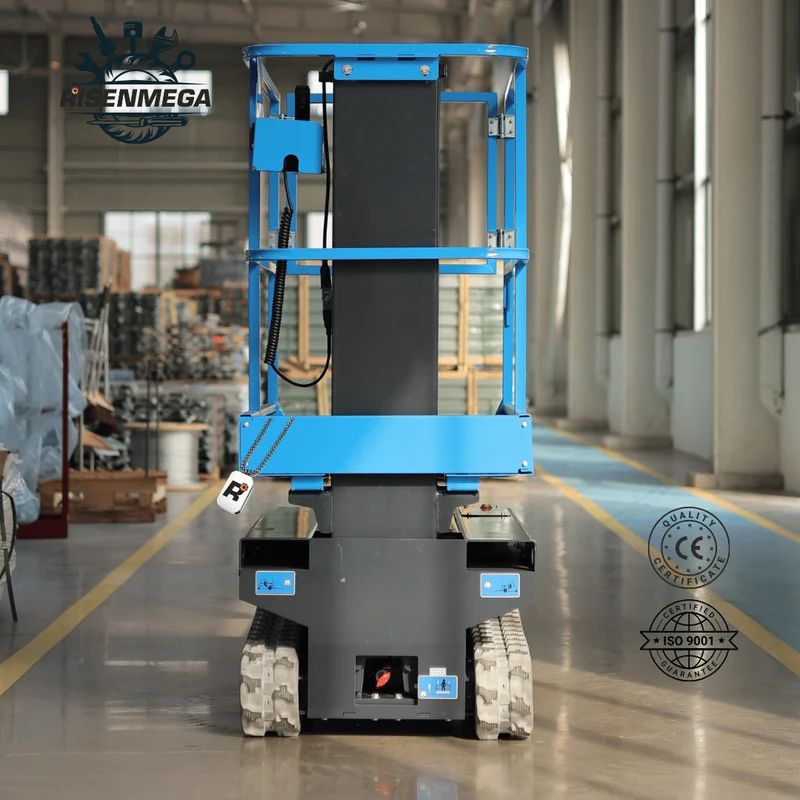 RM4C-6110 Elektrische Raupen-Vertikalmastarbeitsbühne | CE- und UL-zertifiziert