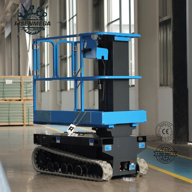 RM4C-6110 Elektrische Raupen-Vertikalmastarbeitsbühne | CE- und UL-zertifiziert