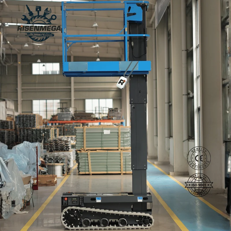 RM4C-6110 Elektrische Raupen-Vertikalmastarbeitsbühne | CE- und UL-zertifiziert