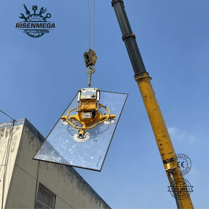 Vollelektrischer Glas-Vakuumheber mit Saugnapf 800 kg