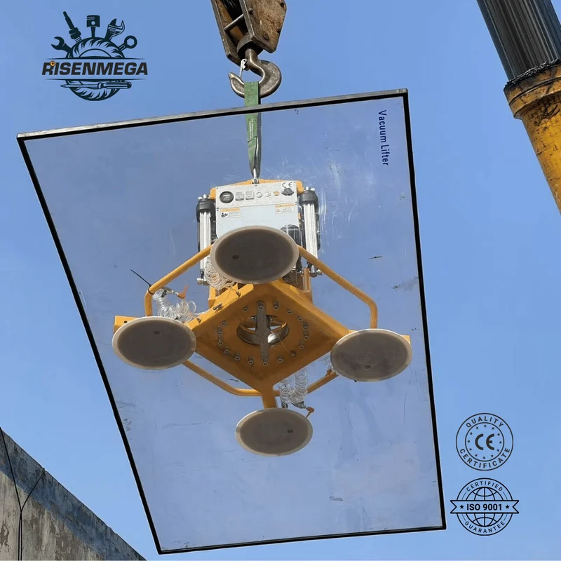 Vollelektrischer Glas-Vakuumheber mit Saugnapf 800 kg
