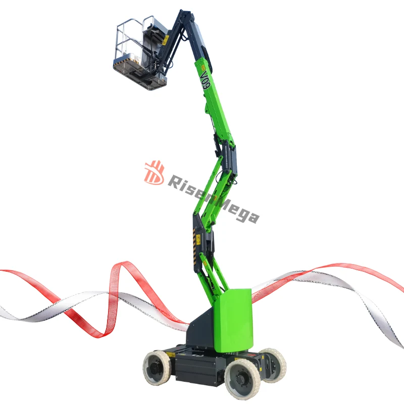 Hochwertige elektrische Gelenkteleskoparbeitsbühne mit Curl-Arm, 9–20 m