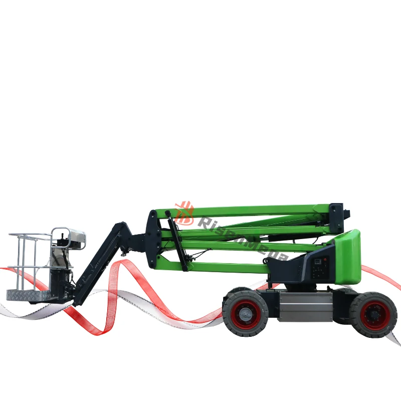 Hochwertige elektrische Gelenkteleskoparbeitsbühne mit Curl-Arm, 9–20 m