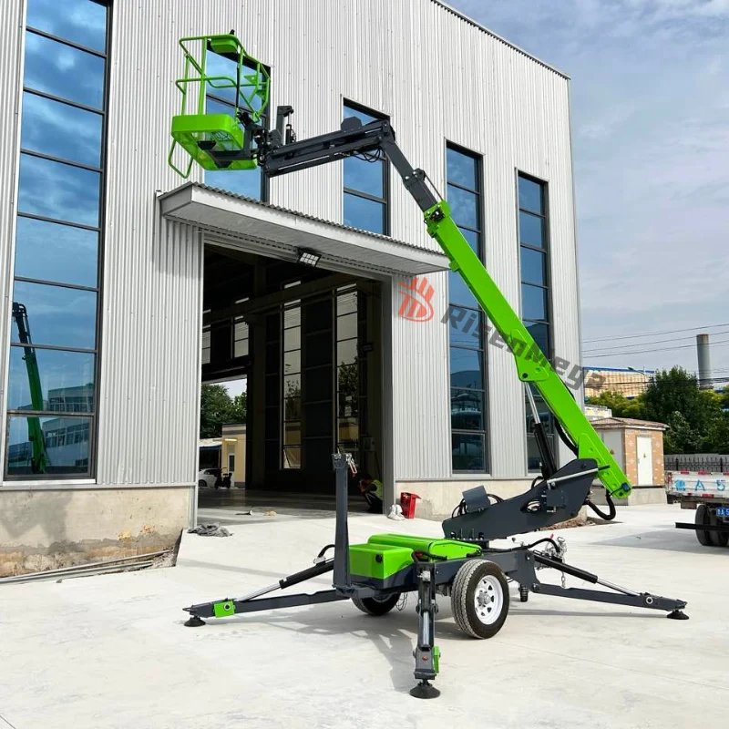 Hochwertiger schleppbarer Teleskop-Arbeitsbühnenlift 10M