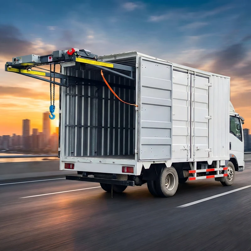 Elektrischer Schwerlast-Transporterkran | Ausziehbares Ladesystem für Container