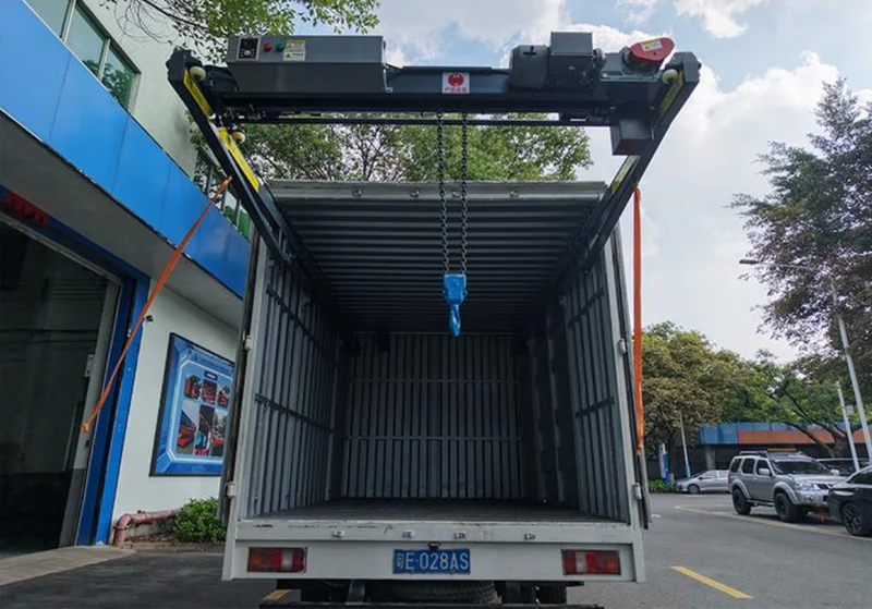 Elektrischer Schwerlast-Transporterkran | Ausziehbares Ladesystem für Container