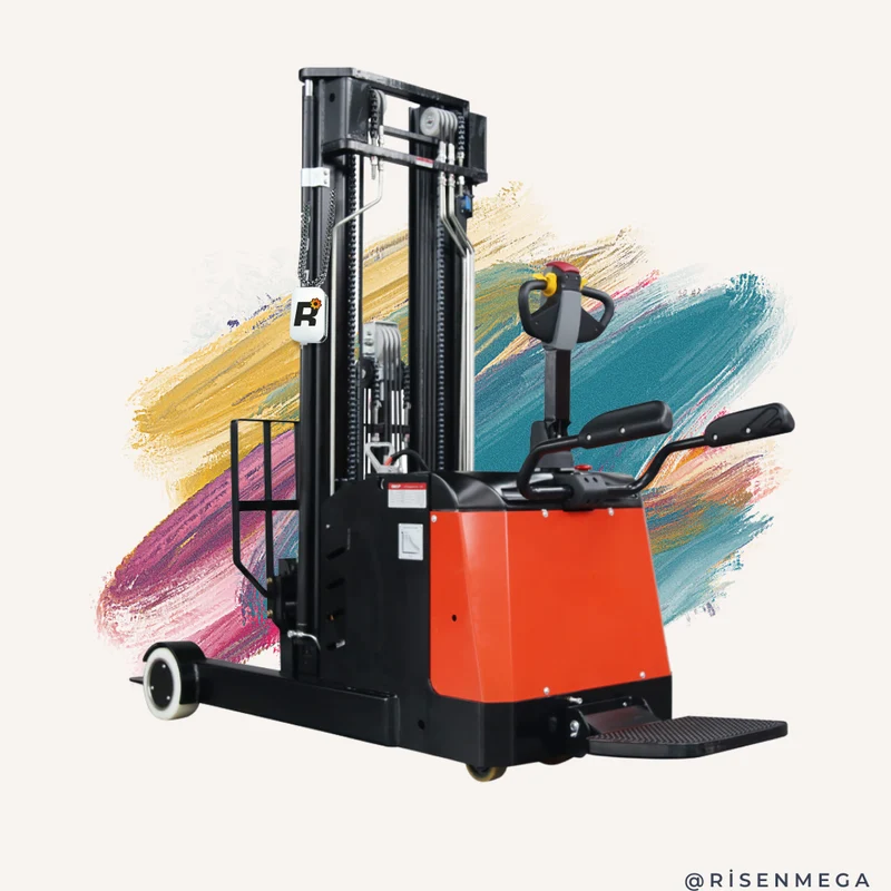 CQE12R 1.5 Tonnen elektrischer Vorwärts-Gabelstapler mit Pedal