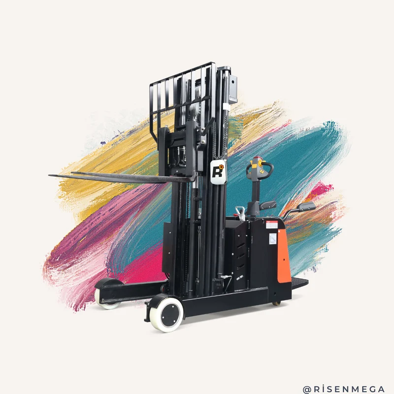CQE12R 1.5 Tonnen elektrischer Vorwärts-Gabelstapler mit Pedal