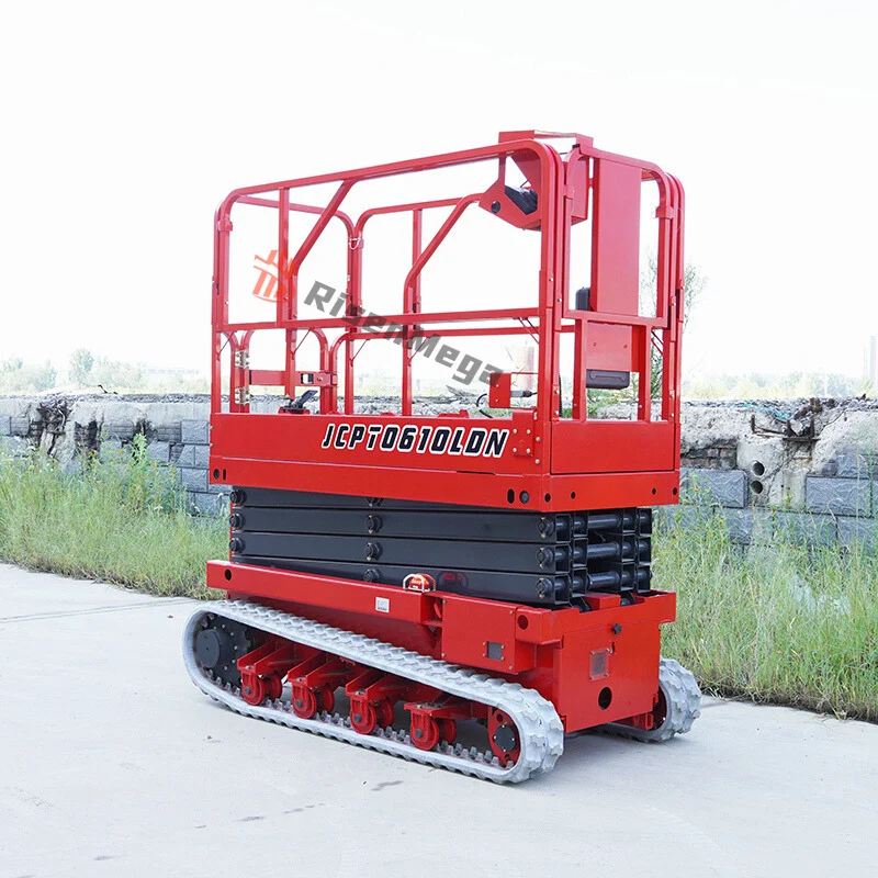 Hydraulik-Scherenhebebühne aus Gummiraupen 6-8M