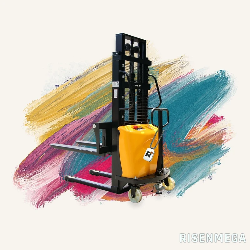 Normaler 2-Tonnen-3M-Halbelektrostapler, geeignet für enge Räume