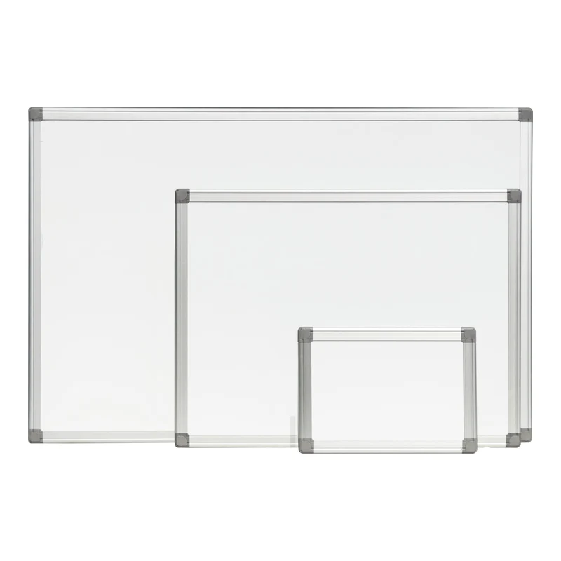 STIER Whiteboard magnetisch mit Alu-Rahmen