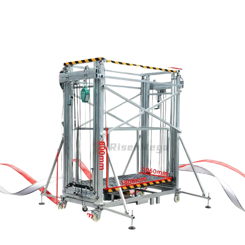 Elektrisches Gerüst, verzinkt, 500 kg Tragkraft