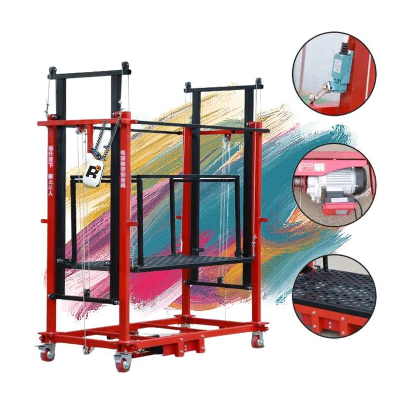 Elektrisches Gerüst im Economy-Stil, 500 kg Tragkraft
