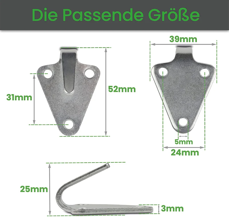 Dreiloch Planenhaken