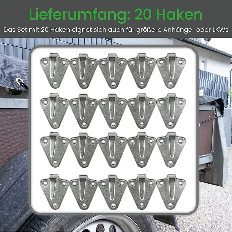 Dreiloch Planenhaken