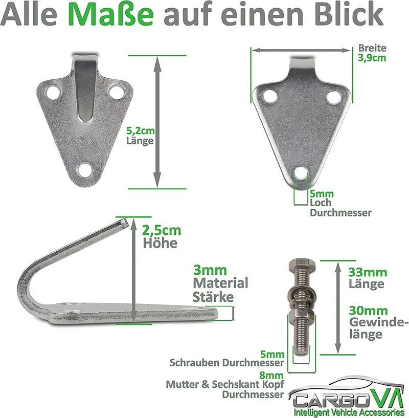 Dreiloch Planenhaken