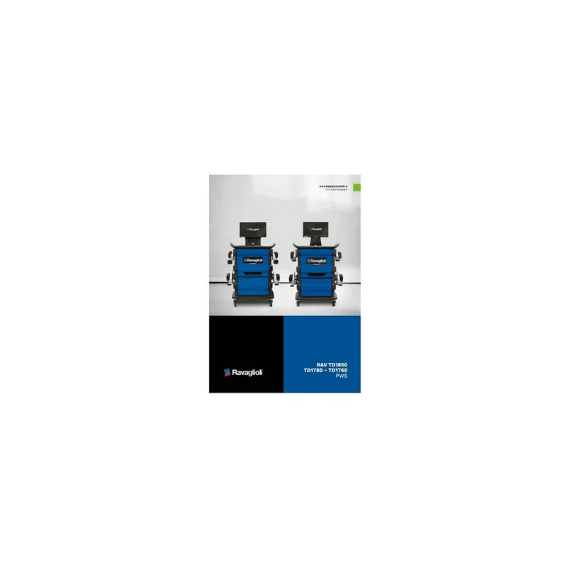 Ravaglioli CCD-Achsmessgerät RAVTD1780PWS.3