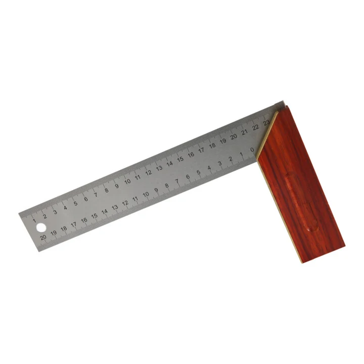 STIER Anschlagwinkel, Schreinerwinkel, 90° / 45°, Messwinkel 250-300 mm