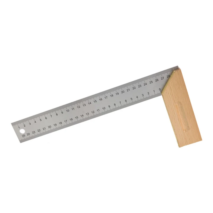 STIER Anschlagwinkel, Schreinerwinkel, 90° / 45°, Messwinkel 250-300 mm