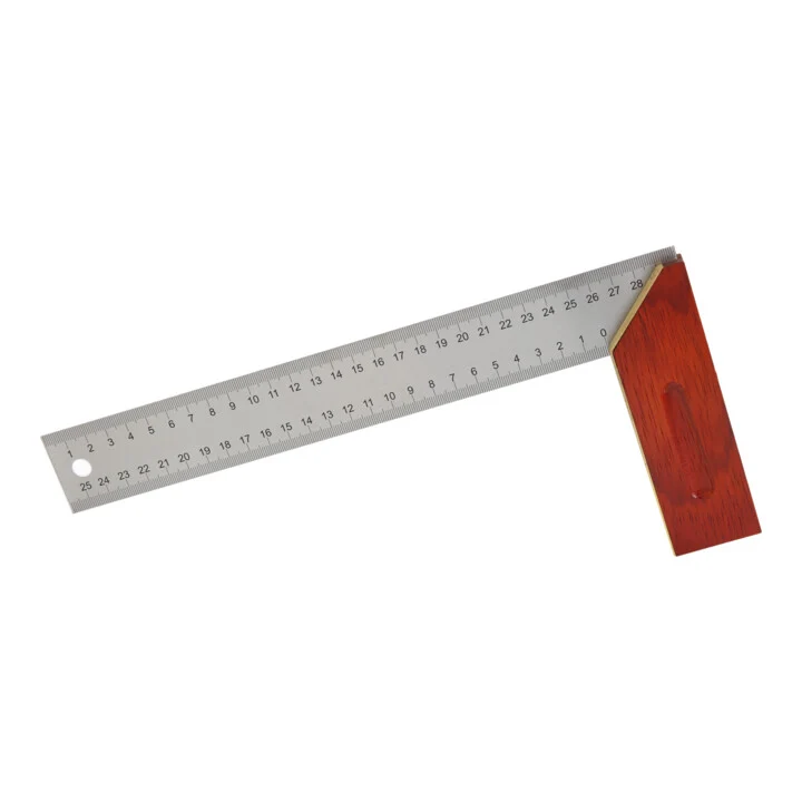 STIER Anschlagwinkel, Schreinerwinkel, 90° / 45°, Messwinkel 250-300 mm