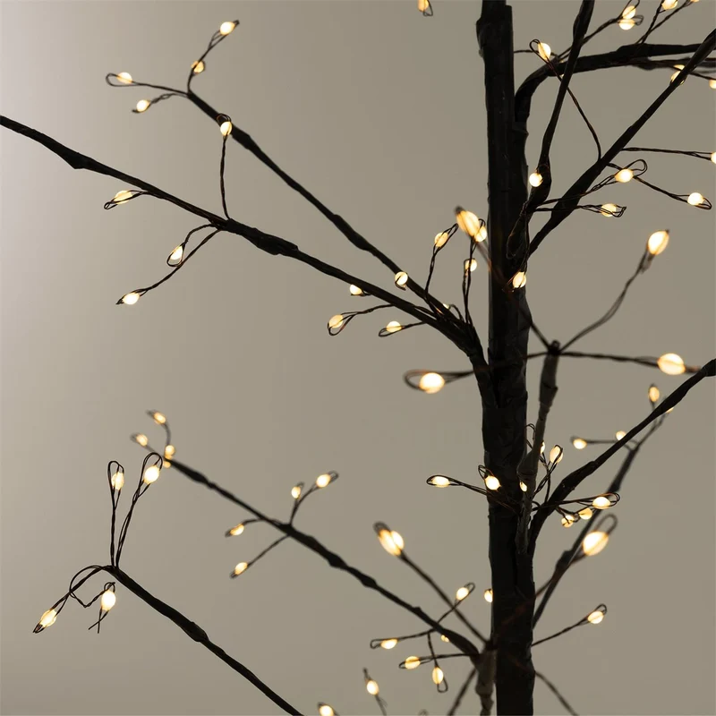 ECD Germany | LED Weihnachtsdeko Baum mit Warmweißen LEDs, Weihnachtsbeleuchtung