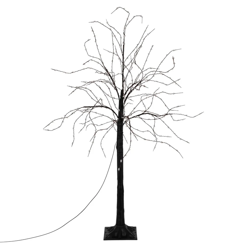ECD Germany | LED Weihnachtsbaum mit warmweißen LEDs Künstlicher Dekobaum mit Lichterkette, Weihnachtsbeleuctung