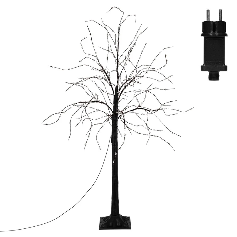 ECD Germany | LED Weihnachtsbaum mit warmweißen LEDs Künstlicher Dekobaum mit Lichterkette, Weihnachtsbeleuctung