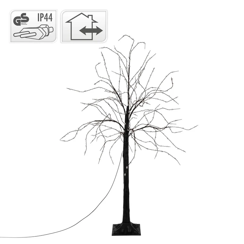 ECD Germany | LED Weihnachtsbaum mit warmweißen LEDs Künstlicher Dekobaum mit Lichterkette, Weihnachtsbeleuctung