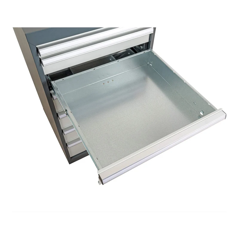 STIER Schubladenschrank mit 4 Schubladen BxTxH 600x575x620 mm, anthrazitgrau/lichtgrau, RAL 7016 / RAL 7035