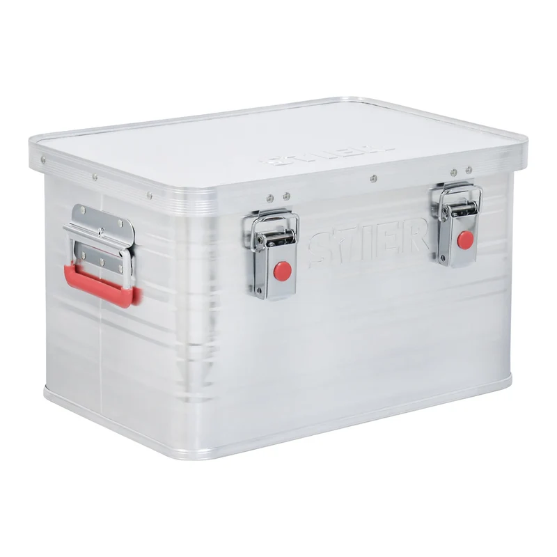 STIER Alubox Aluminiumbox Transportkiste Staub und Spritzwasserschutz div Größen