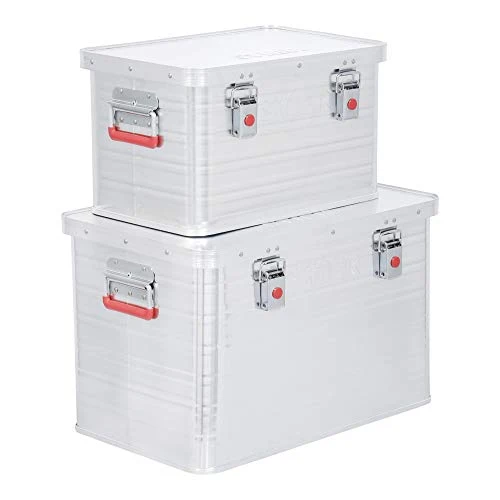 STIER Alubox Aluminiumbox Transportkiste Staub und Spritzwasserschutz div Größen