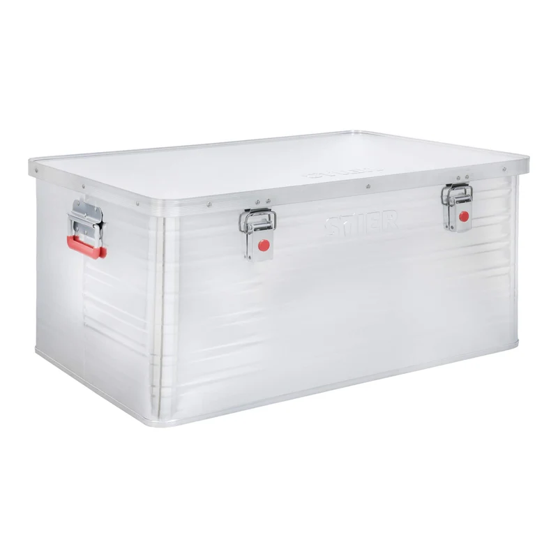 STIER Alubox Aluminiumbox Transportkiste Staub und Spritzwasserschutz div Größen