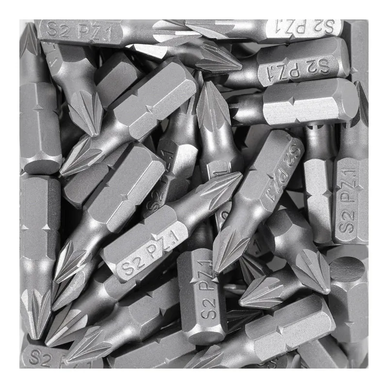 STIER Pozidriv-Bit-Großpackung PZ1 | PZ2 50 Stk Bitset Bitsatz