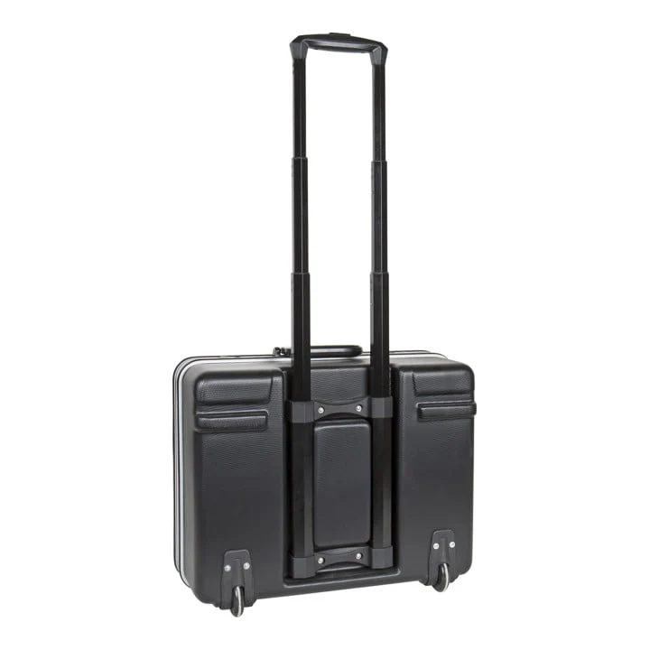 STIER Werkzeugkoffer Trolley leer schwarzer Werkzeugkasten 6,5 kg