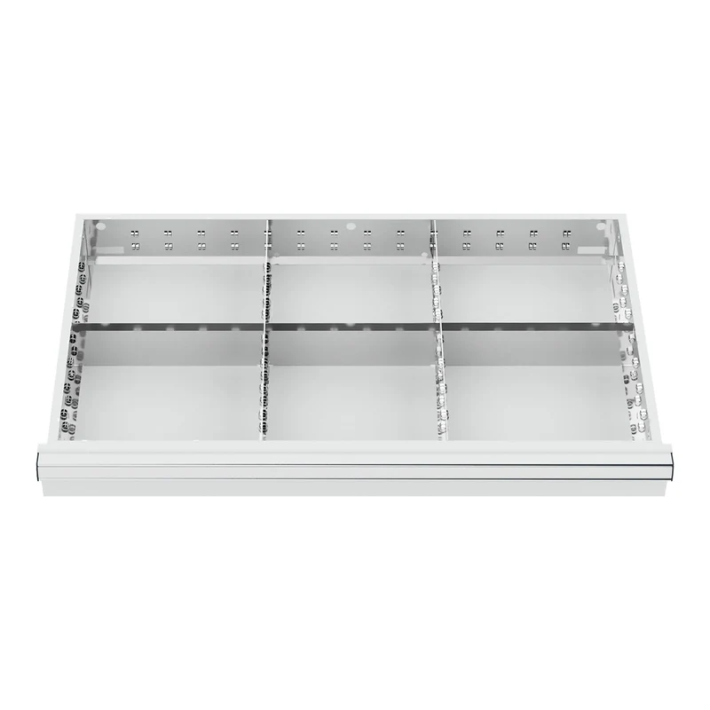 STIER Schubladeneinteilung Metalleinteilung BLH 150/175 mm Innenmaß 800x450 mm 6