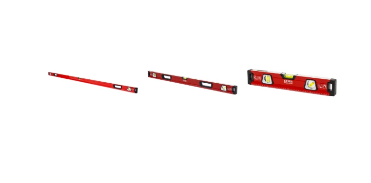 Set STIER Premium Wasserwaagen 400+1000+2000 mm mit Magnet+3 Libellen