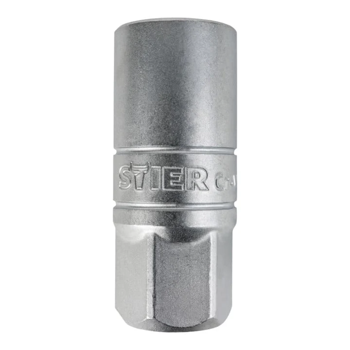 STIER Zündkerzen-Steckschlüsseleinsatz 1/2 u. 3/8, SW 18 mm Zündkerzenschlüssel