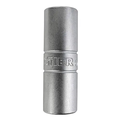 STIER Zündkerzen-Steckschlüsseleinsatz 1/2 u. 3/8, SW 18 mm Zündkerzenschlüssel