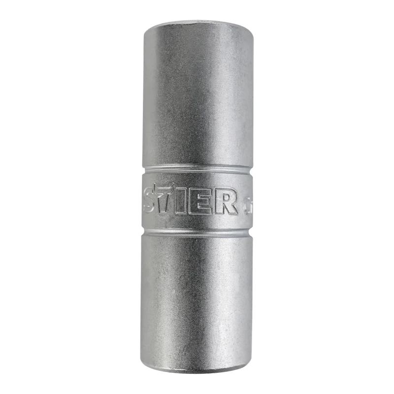 STIER Zündkerzen-Steckschlüsseleinsatz 1/2 u. 3/8, SW 18 mm Zündkerzenschlüssel