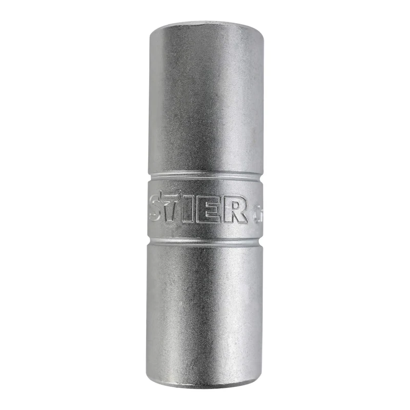 STIER Zündkerzen-Steckschlüsseleinsatz 1/2 u. 3/8, SW 18 mm Zündkerzenschlüssel