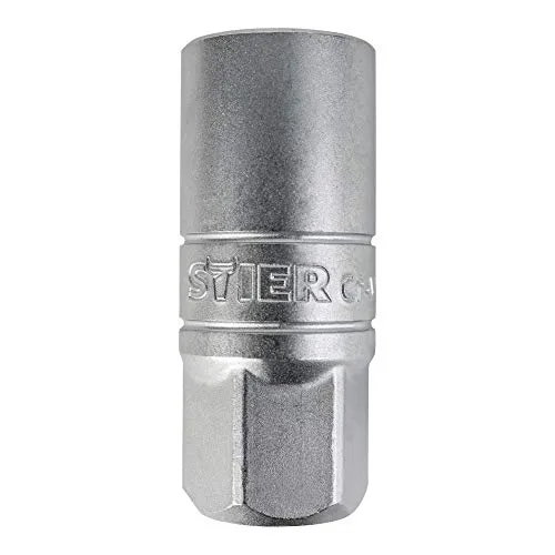 STIER Zündkerzen-Steckschlüsseleinsatz 1/2 u. 3/8, SW 18 mm Zündkerzenschlüssel