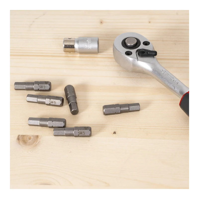 STIER 6KT-Bit Form C 6,3 Länge 25 mm 10er Pack 10 Stk diverse Größen Bit Satz