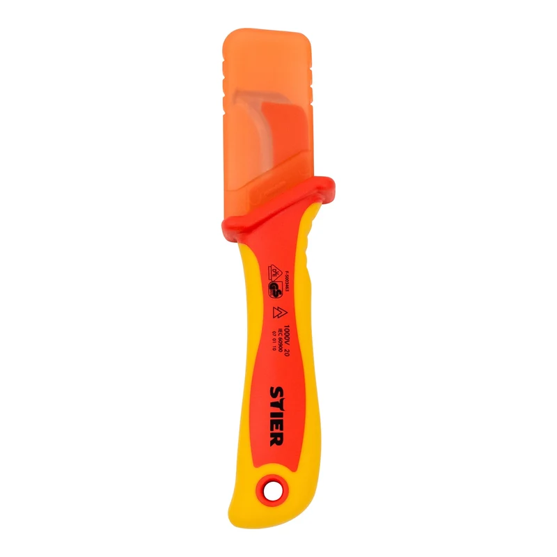 STIER Abmantelungsmesser 180 mm VDE-geprüft Kabelmesser Abmantler geschützte