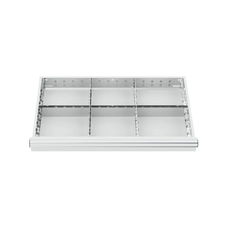 STIER Schubladeneinteilung Metalleinteilung BLH 75 mm Innenmaß 800x450 mm 6