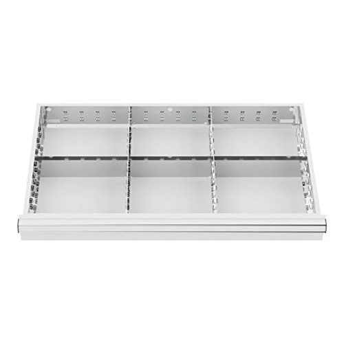 STIER Schubladeneinteilung Metalleinteilung BLH 75 mm Innenmaß 800x450 mm 6